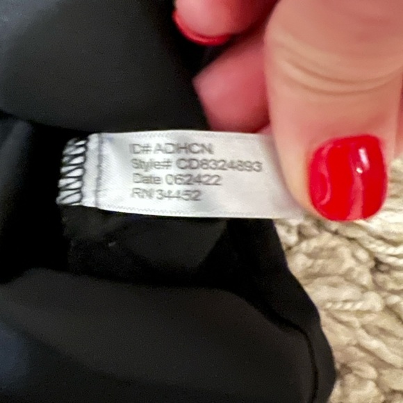 Climate Right by Cuddl Duds Scrubs size L color black (S119) - Picture 5 of 8